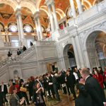 The Fullbright Foundation hosts the 2010 Fulbright Prize's recognition of Bill and Melinda Gates for pioneering philanthropy in global health and development Friday, Sept. 15, 2010 at the Library of Congress in Washington.(Sharon Farmer/sfphotoworks)