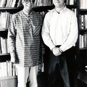 Muhammad Yunus and the author in 1996