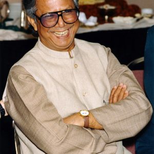 Nobel Laureate Muhammad Yunus in 1995
